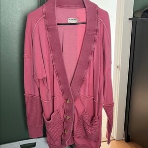 We The Free Rose Cardigan Sweater size M